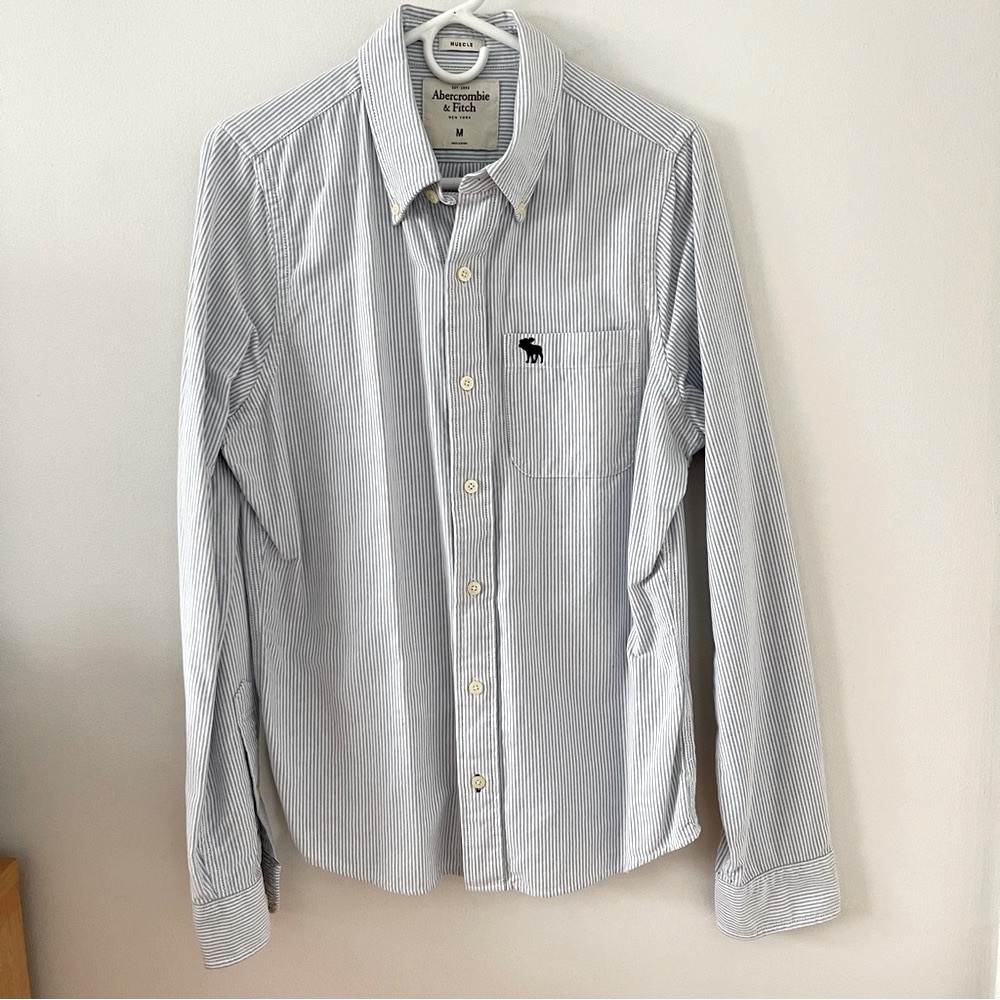 NWOT Abercrombie and Fitch men’s button down (size M)